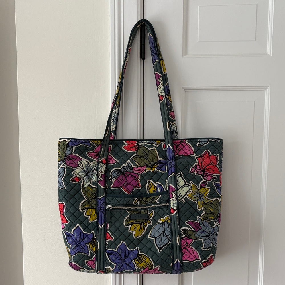 Vera Bradley Floral Quilted Tote Bag